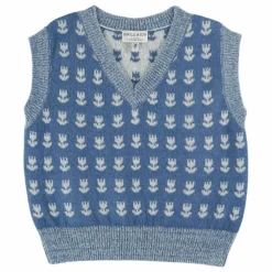 Pull Sans Manches Carole Tulipe | Bleu