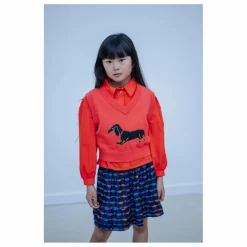 Pull Sans Manches Chien | Orange