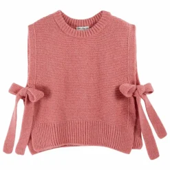 Pull Sans Manches Columbia Laine Mérinos Extra Fine | Rose