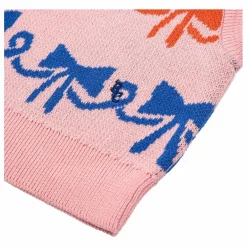 Pull Sans Manches Coton Bio Nœuds | Rose