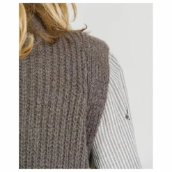 Pull Sans Manches Djoan Alpaga | Gris anthracite