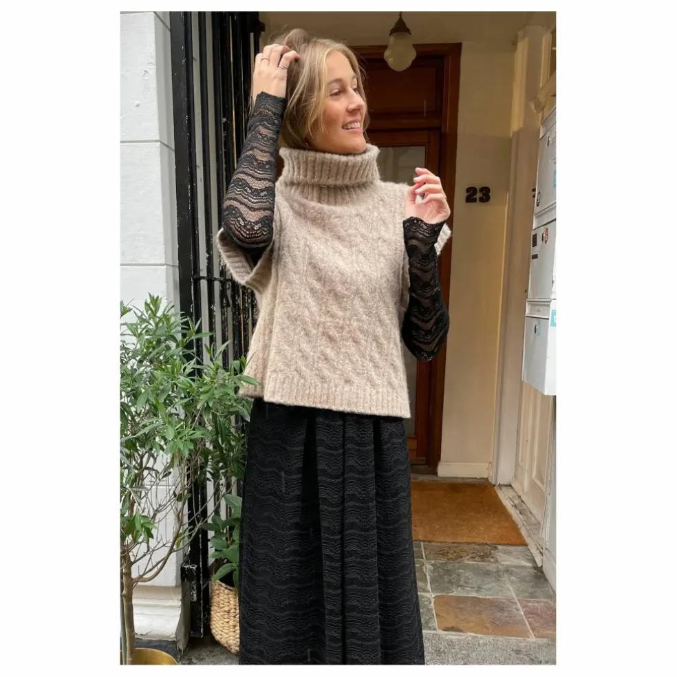 Pull Sans Manches Fresno | Sable