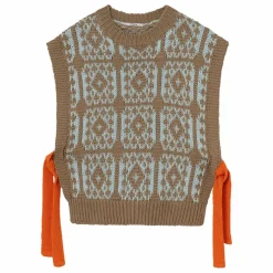 Pull Sans Manches Gusto | Beige