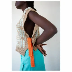 Pull Sans Manches Gusto | Beige