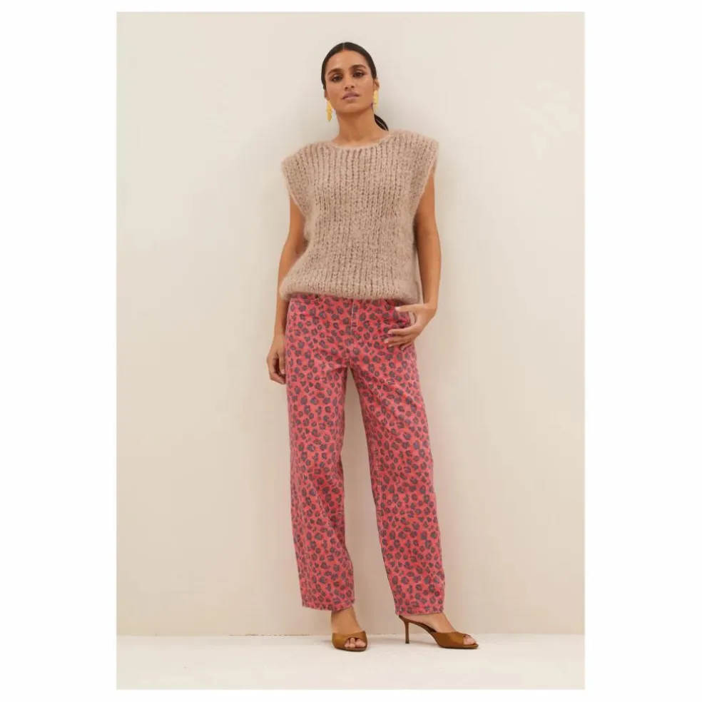 Pull Sans Manches James Spencer Mohair | Beige