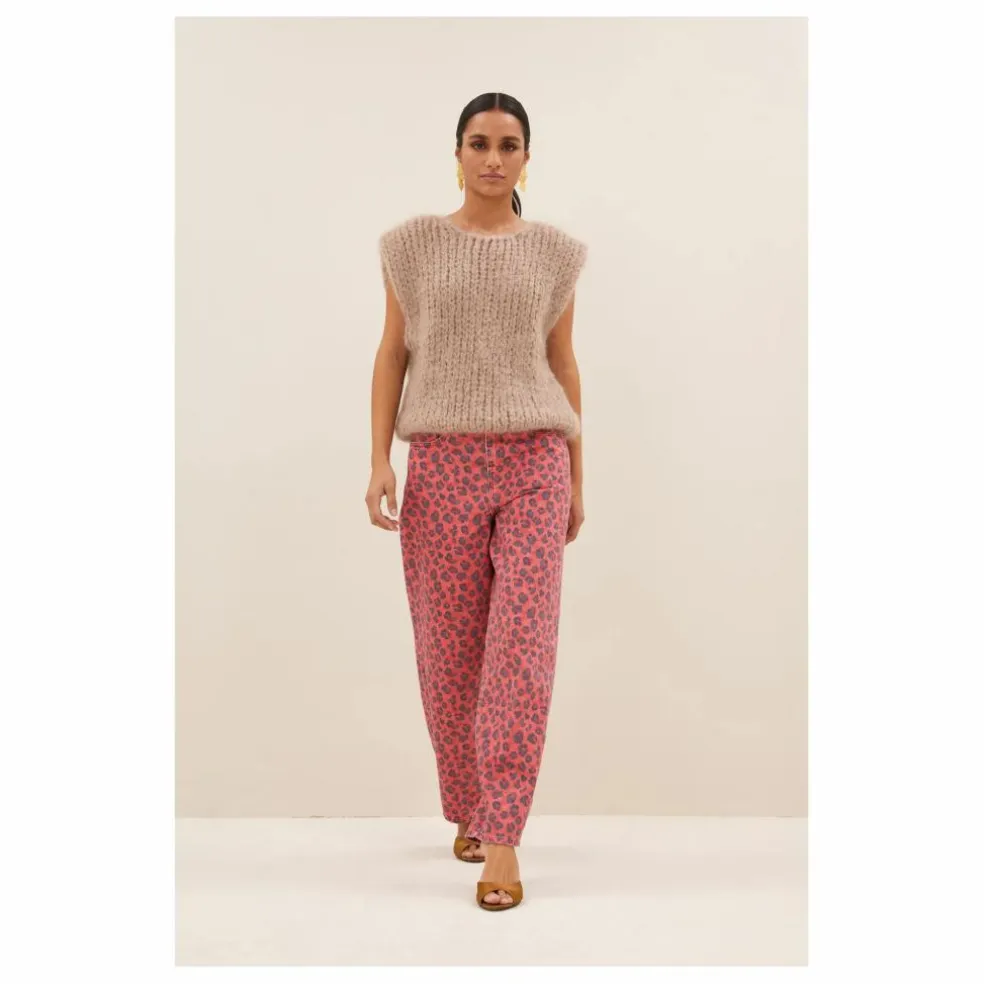 Pull Sans Manches James Spencer Mohair | Beige