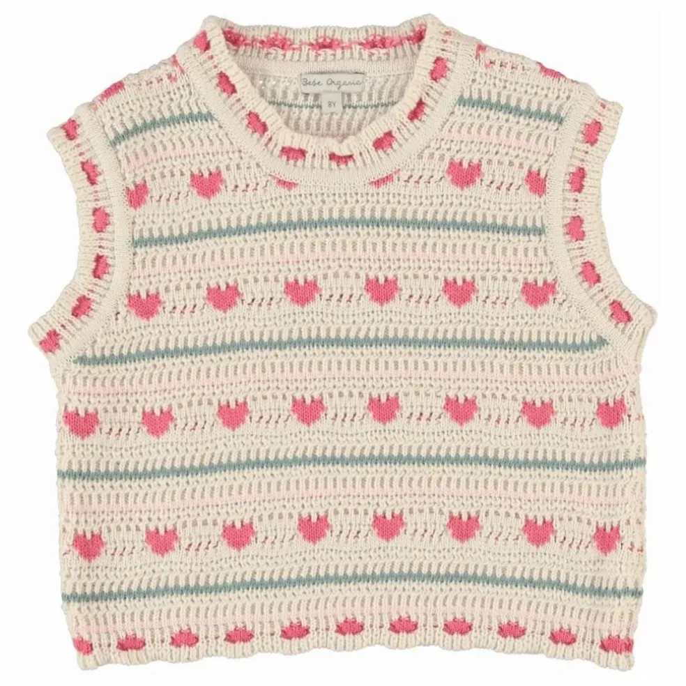 Pull Sans Manches Josie | Crème