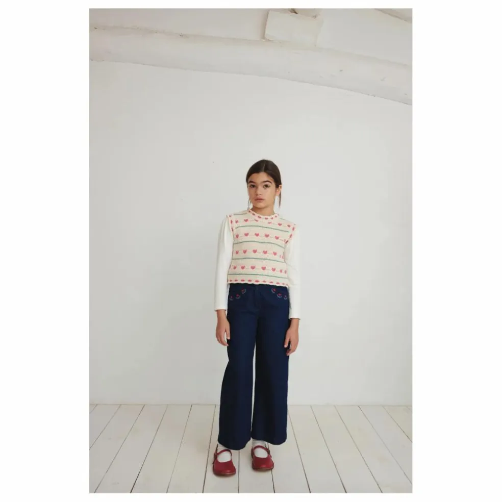 Pull Sans Manches Josie | Crème