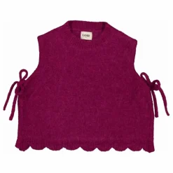 Pull Sans Manches Juliette Laine Alpaga | Prune