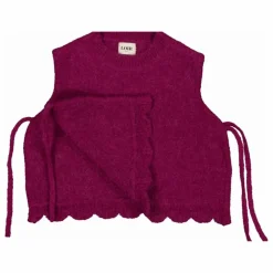 Pull Sans Manches Juliette Laine Alpaga | Prune