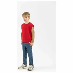 Pull Sans Manches Laine | Rouge