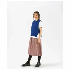 Pull Sans Manches Laine | Bleu