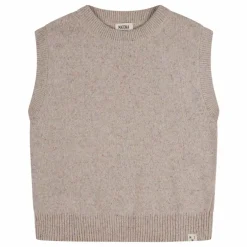 Pull Sans Manches Laine | Beige