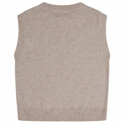 Pull Sans Manches Laine | Beige