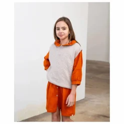 Pull Sans Manches Laine | Beige