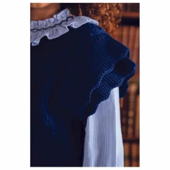 Pull Sans Manches Laine | Bleu marine