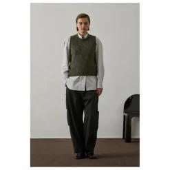 Pull Sans Manches Namaste | Gris chiné