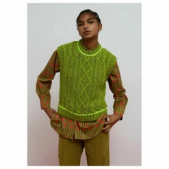 Pull Sans Manches Nest | Vert pistache