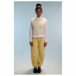 Pull Sans Manches Yasmine Mohair | Blanc