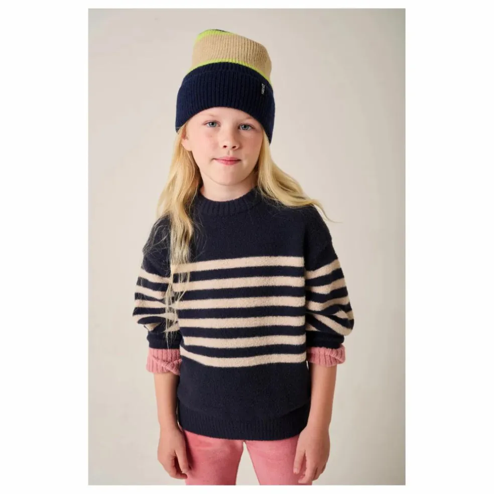 Pull Sante Rayé | Bleu nuit