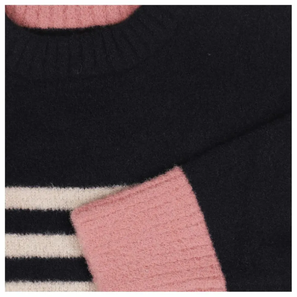 Pull Sante Rayé | Bleu nuit