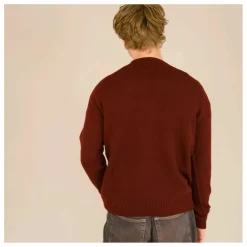 Pull Seamless Laine | Bordeaux