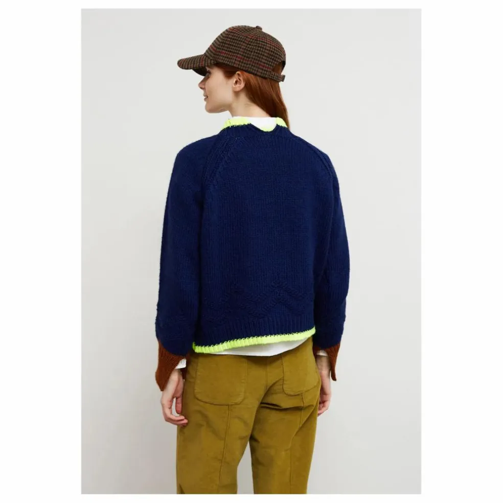 Pull Serpentine | Bleu marine