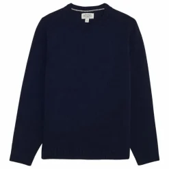 Pull Shetland Laine | Bleu marine