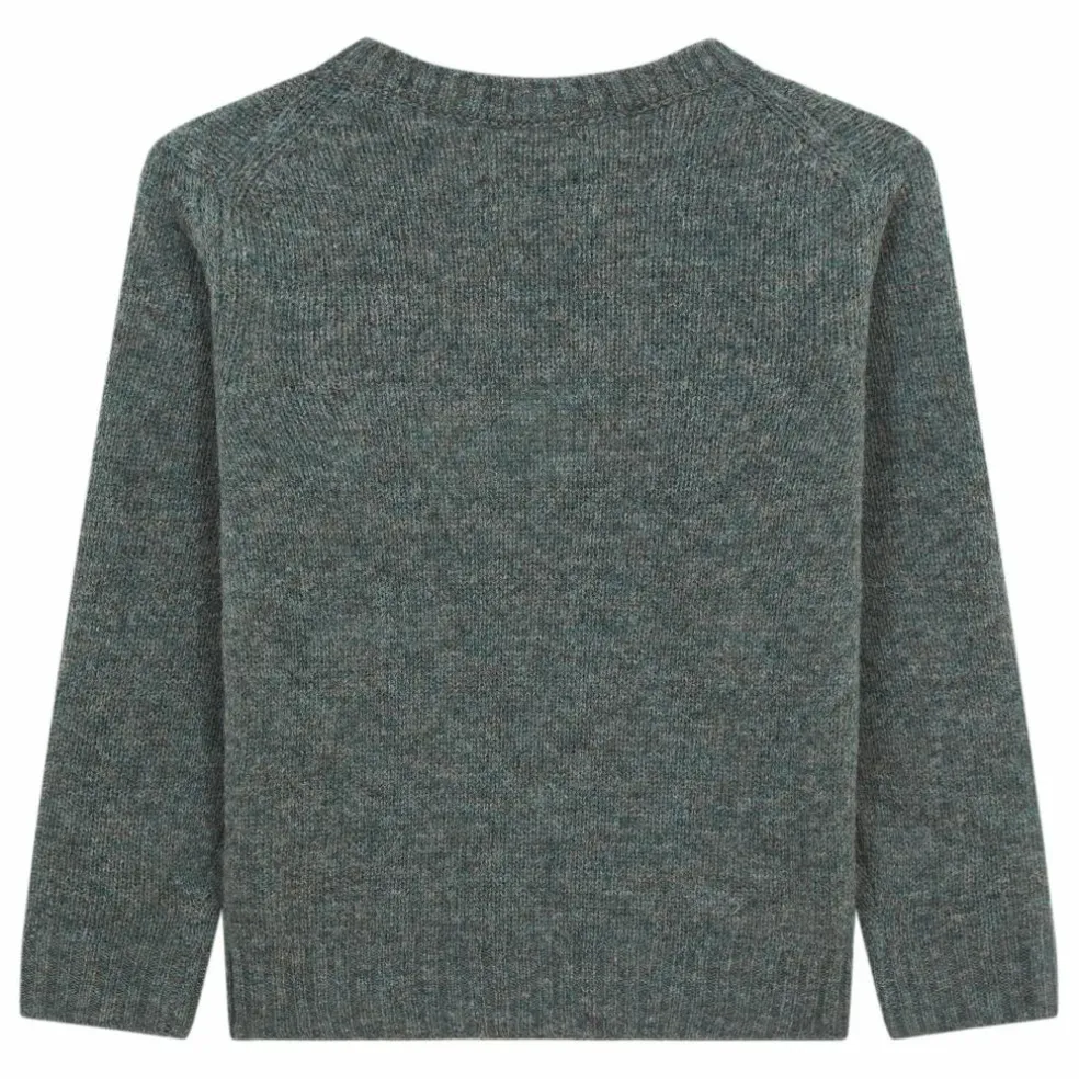 Pull Shetland Laine | Sauge
