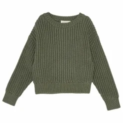 Pull Sienna Coton Bio | Vert kaki