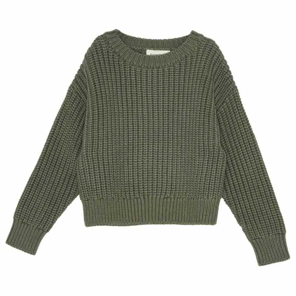 Pull Sienna Coton Bio | Vert kaki