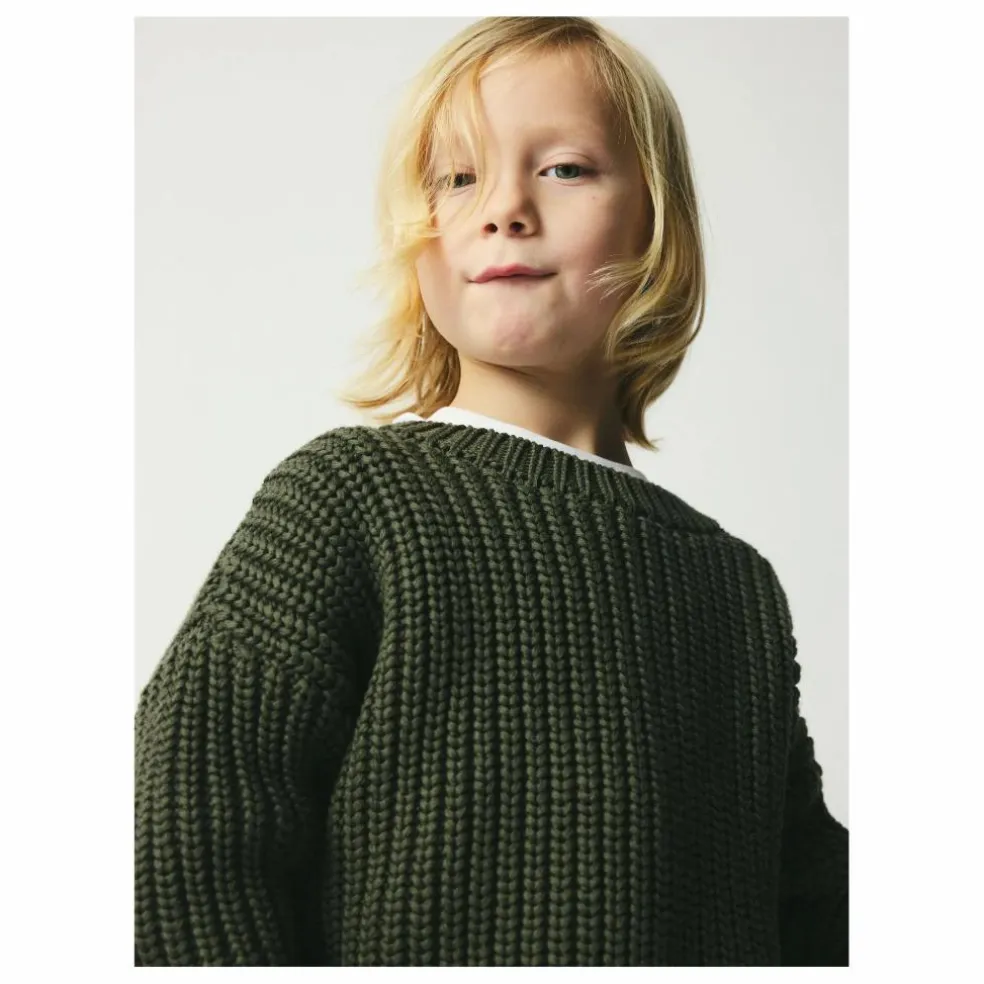 Pull Sienna Coton Bio | Vert kaki