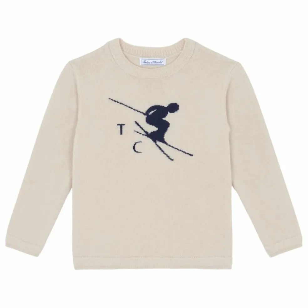 Pull Ski Laine | Beige