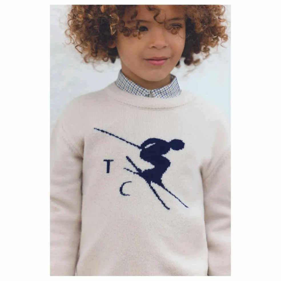 Pull Ski Laine | Beige