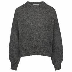 Pull Sonny Natural Alpaga | Gris chiné foncé
