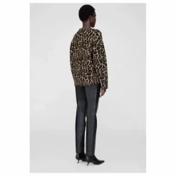 Pull Sydney Léopard Laine et Alpaga | Marron