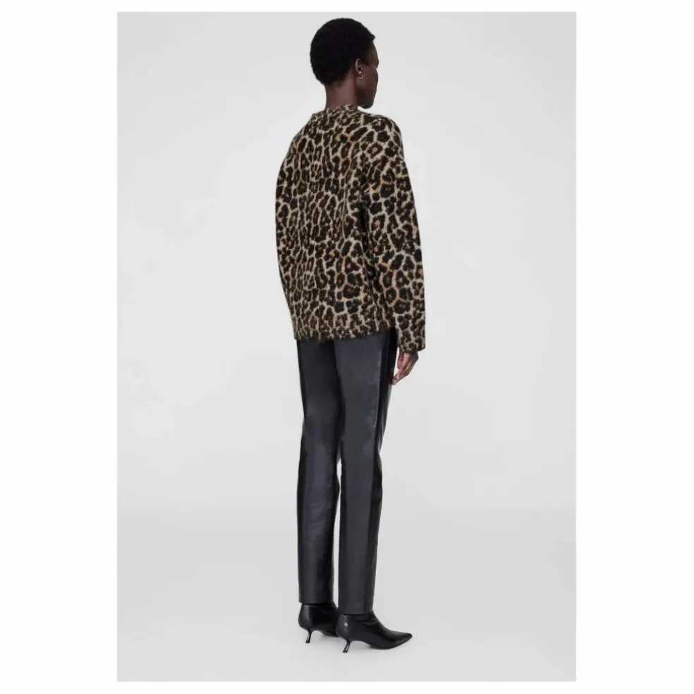 Pull Sydney Léopard Laine et Alpaga | Marron