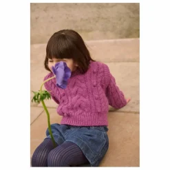 Pull Torsadé Anikalia Laine | Framboise