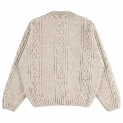 Pull Torsadé Laine | Grège
