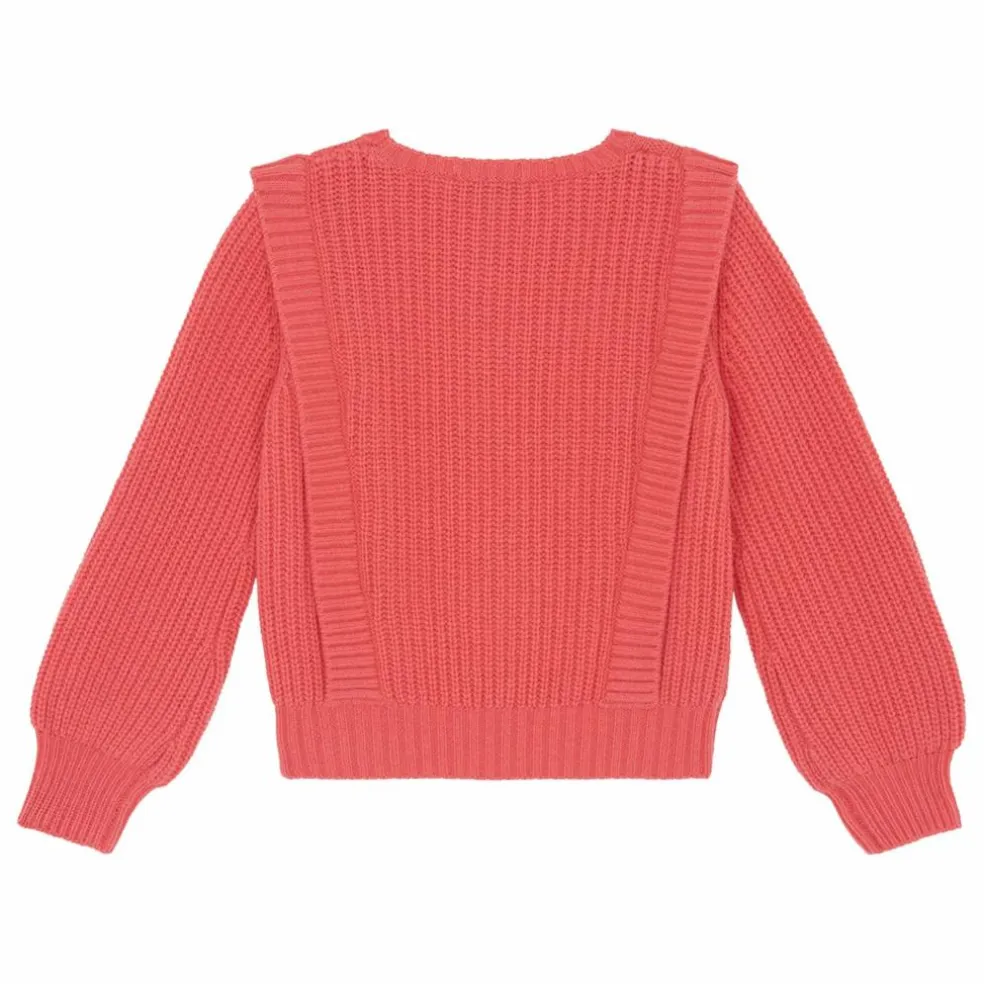 Pull Torsades Laine | Corail