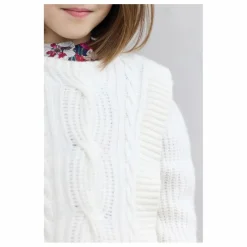 Pull Torsades Laine | Nacre