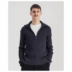 Pull Trucker Laine | Gris anthracite chiné