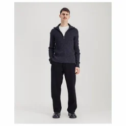 Pull Trucker Laine | Gris anthracite chiné