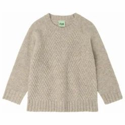 Pull Uni Laine d'Agneau | Beige chiné