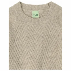 Pull Uni Laine d'Agneau | Beige chiné