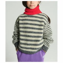 Pull Vitow Rayé Alpaga | Gris
