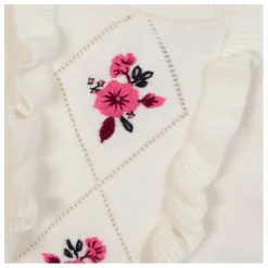 Pull Vollants Laine | Nacre