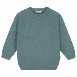 Pull Wavy Coton Bio | Bleu gris