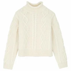 Pull White Sun Laine Mérinos | Ecru