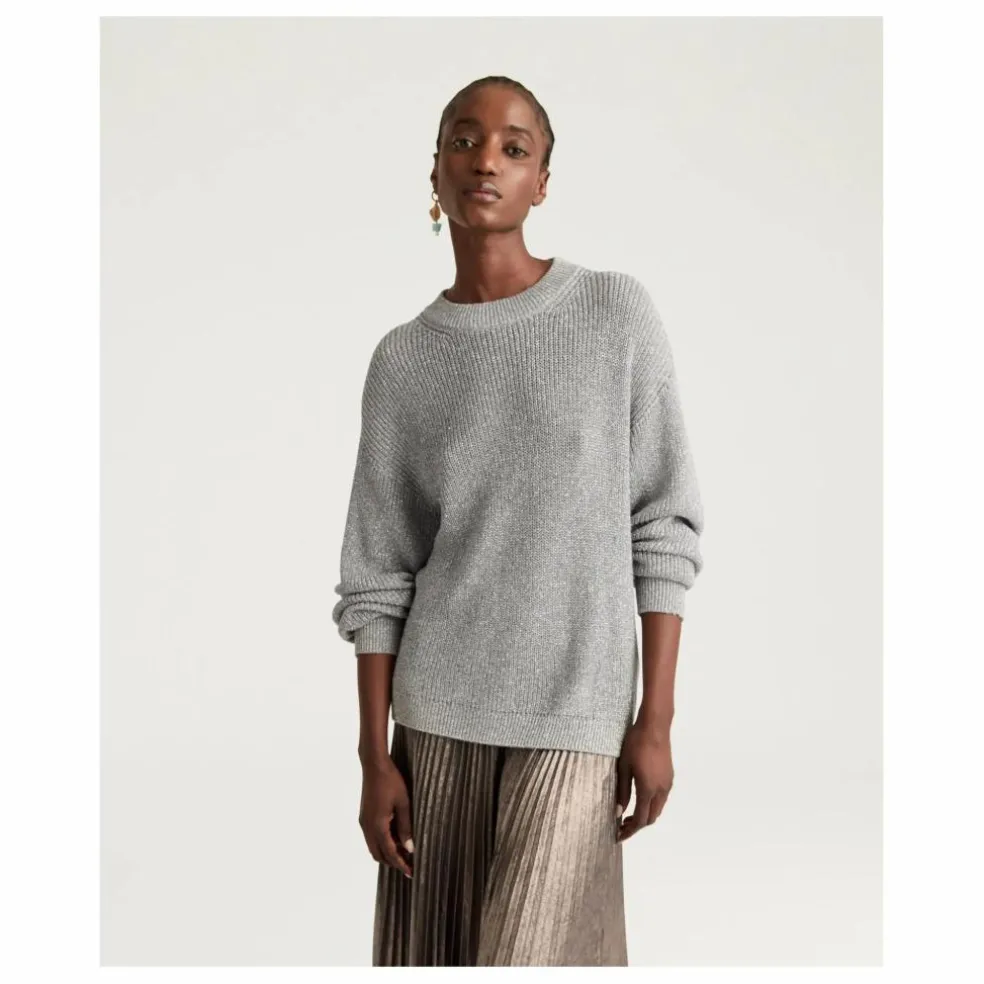 Pull Windsor Métallisé | Argenté